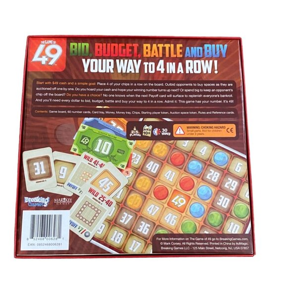 Breaking Games The Game of 49-Ages 10+-2-5 Players-Complete - Picture 2 of 8